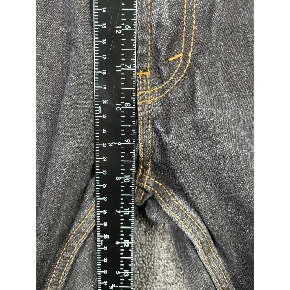 VTG RocaWear Authentic Denim Jeans Mens Size W34xL34 Dark Wash Blue Baggy J-9914